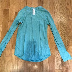 Ivivva long sleeve with thumb holes | Teal |size 8